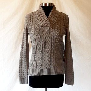 Jeanne Pierre Cable Knit Sweater